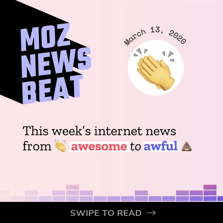 Moz News Beat - March 13 2020