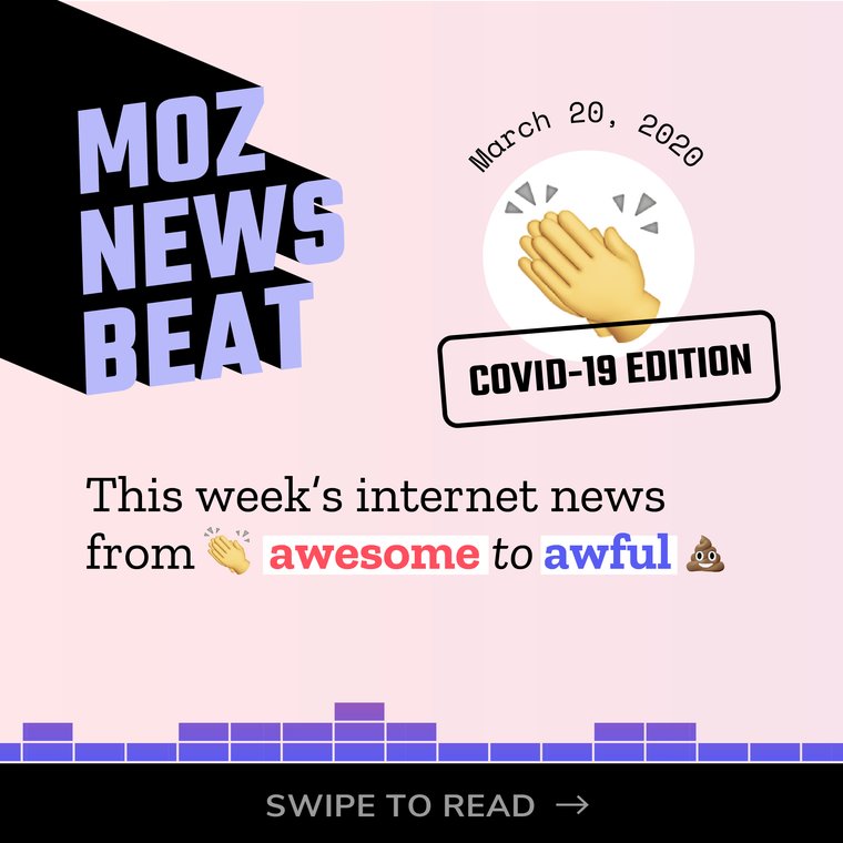 Moz News Beat - March 20 2020