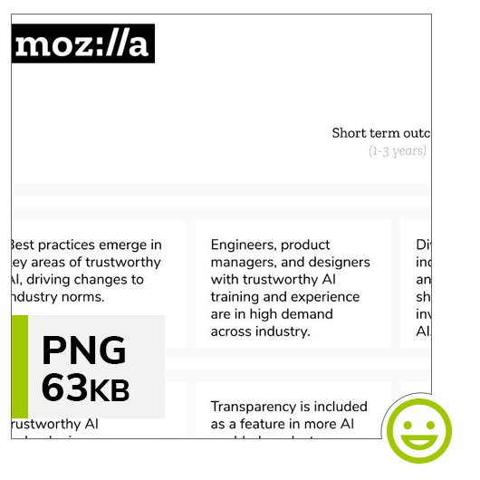 An example of image data for which PNG is appropriate