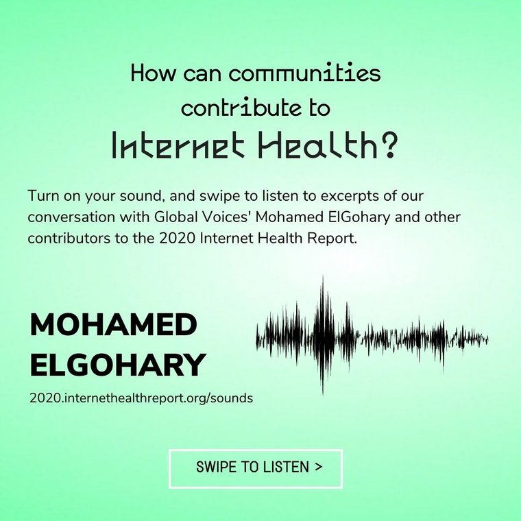 Sounds of the Internet Health Report - Mohamed ElGohary