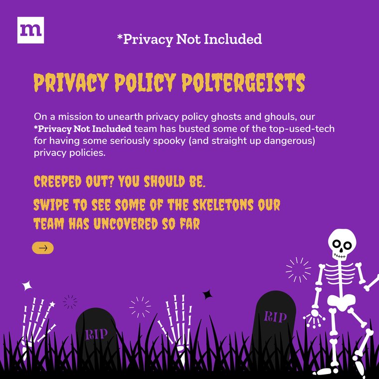 Privacy Not Included Poltergeists