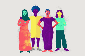 Illustrations of women_Lucy Purdon Research