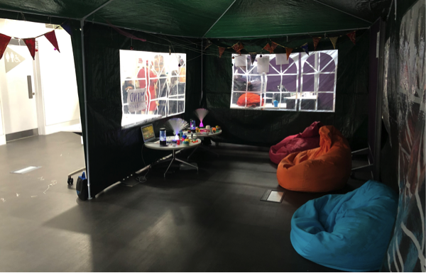 Inside Tent