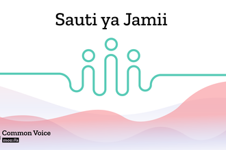 Common Voice Kiswahili Banner Sauti ya Jamii