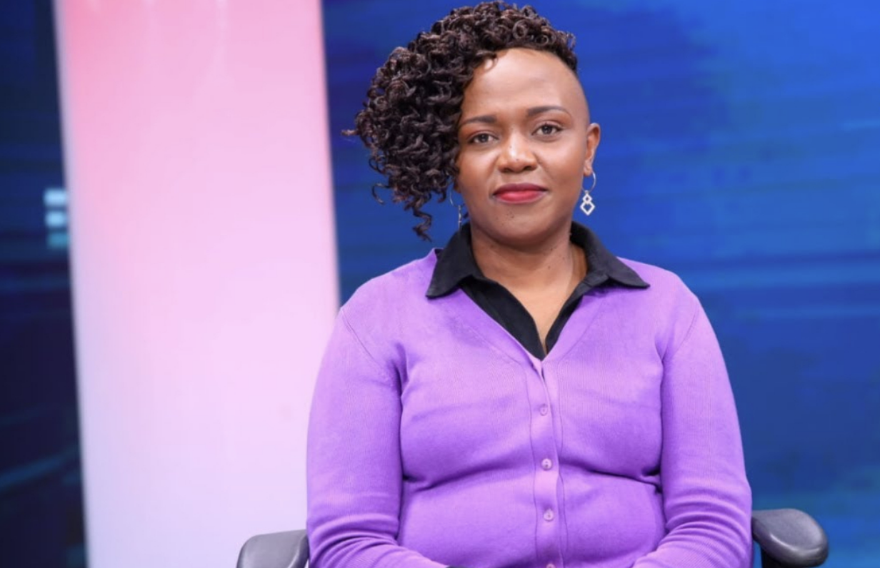 Diana Gichengo during a 2023 appearance on Citizen TV Kenya.