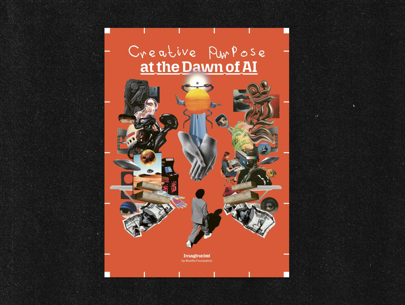 Imagine Intel zine - Front Cover Art - Creative Futures