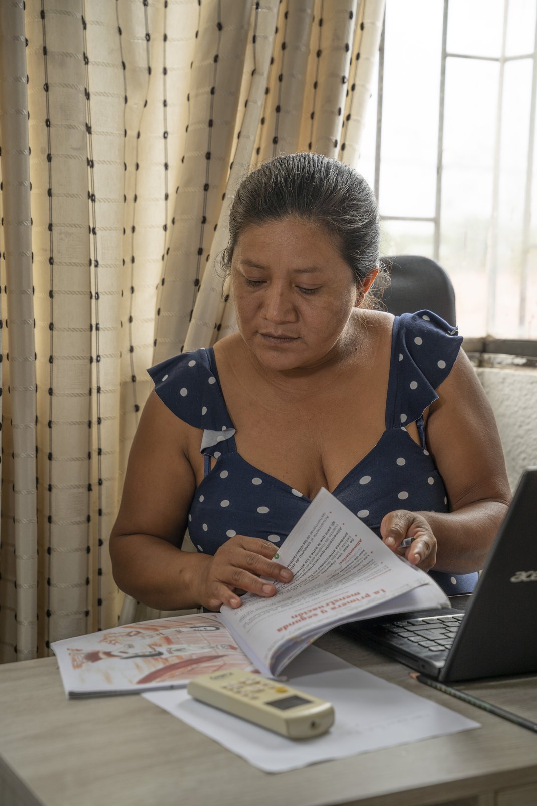 Nohora Janet Trujillo Ramos researching.