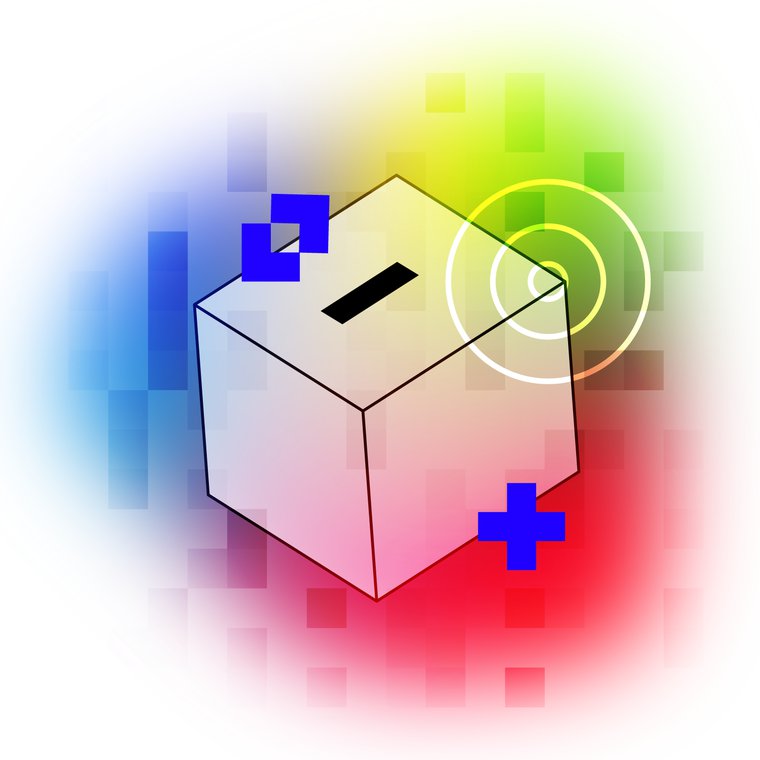 voting icon box