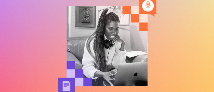 woman with laptop