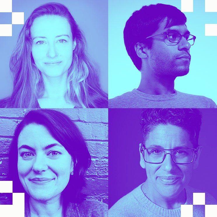 Picture of 4 members of the Mozilla Team
