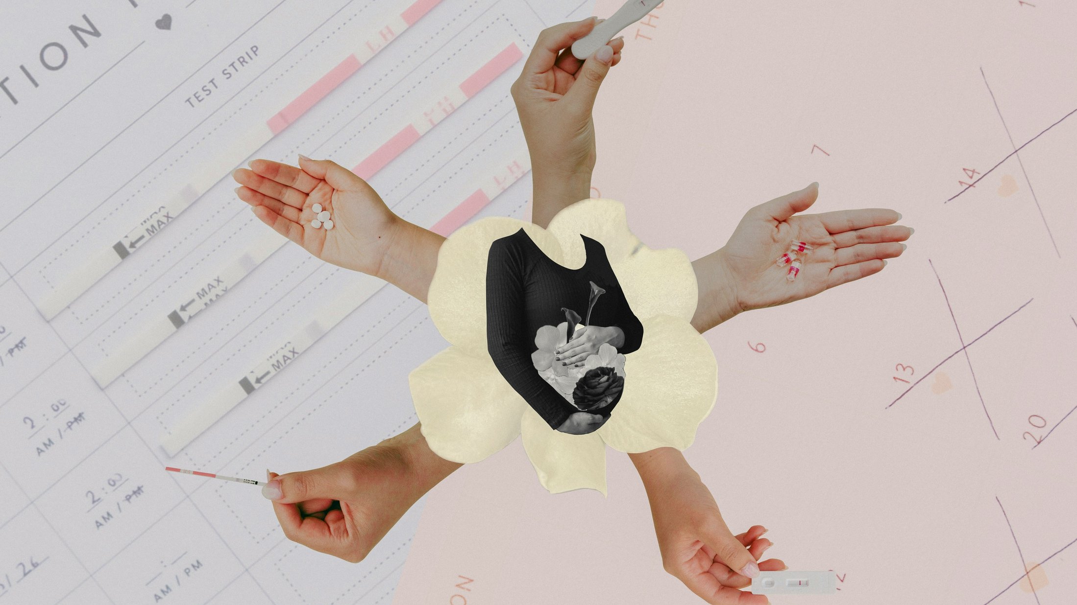 An illustration representing women reproductive health. Illustration by Pablo Merchán Montes.