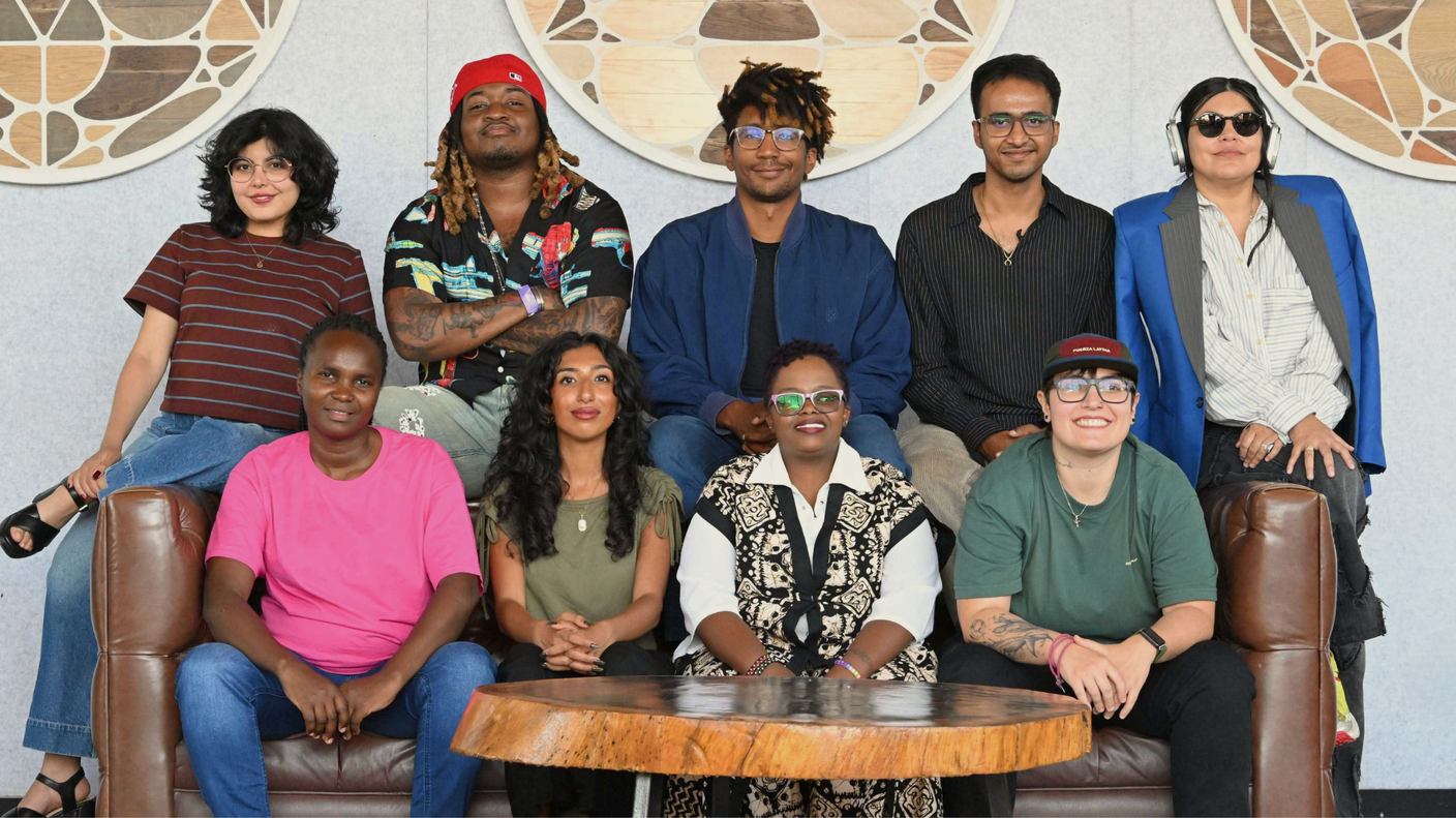 2026 Mozilla Fellows posed for a group photo