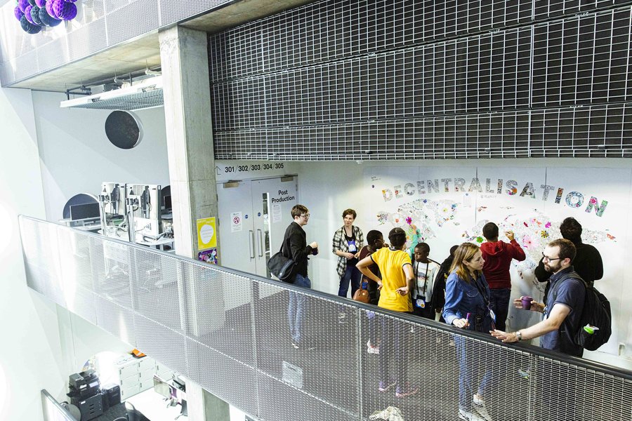 A group of people participating in a workshop